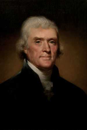 3rd President Thomas Jefferson, 1801-1809