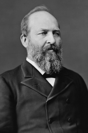 20th President James A. Garfield, 1881